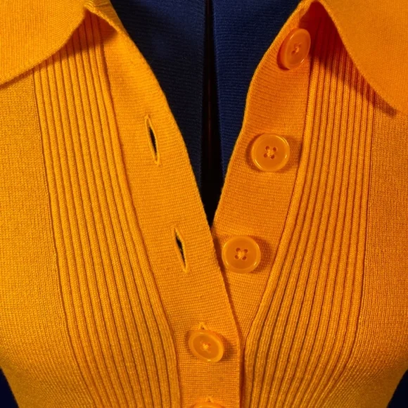 J.Crew Knit Collar Sweater short-sleeved - Picture 3 of 8